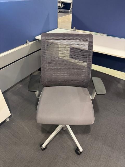 GREY STEELCASE THINK CHAIRS