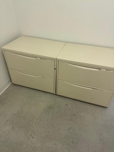 30" BEIGE 2 DRAWER FILE