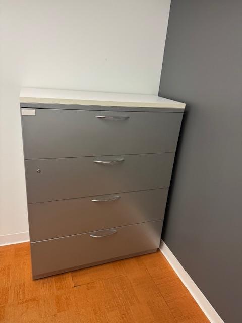 3' 4 DRAWER FILE W/TOP