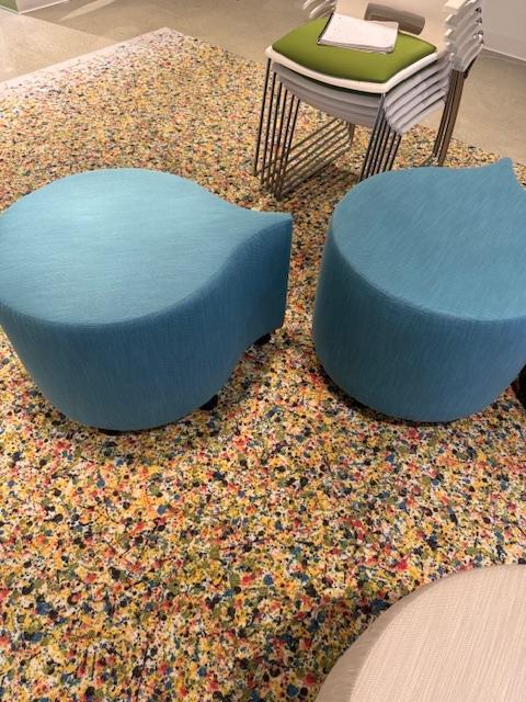 TEAL OTTOMAN