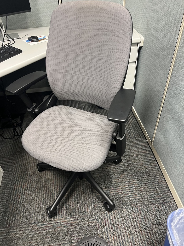 Grey Leap task chair