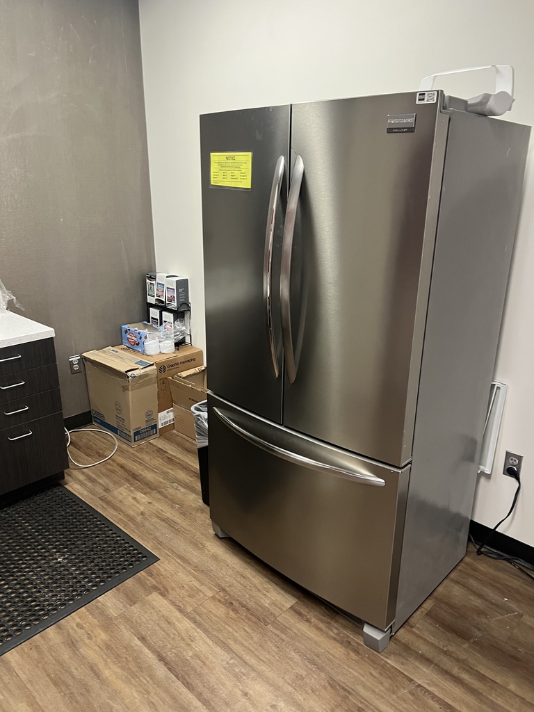 Large stainless fridge