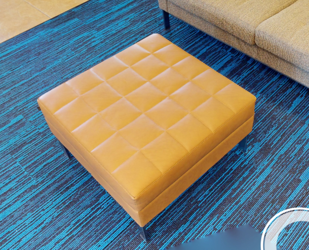 Gold ottoman