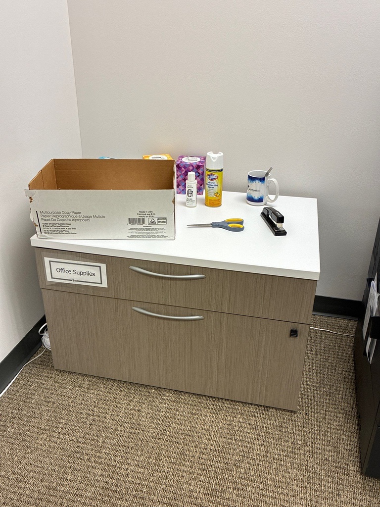 24" x 36" x 22.5" Low/wide file cabinet