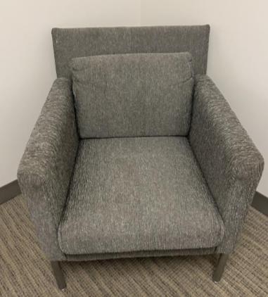 Grey louge chair
