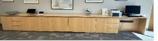 24" x 28" x 9.5' A/V desk/credenza