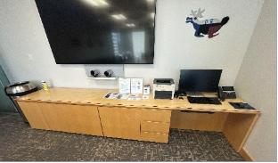 20" x 28" x 12.5' A/V desk/credenza
