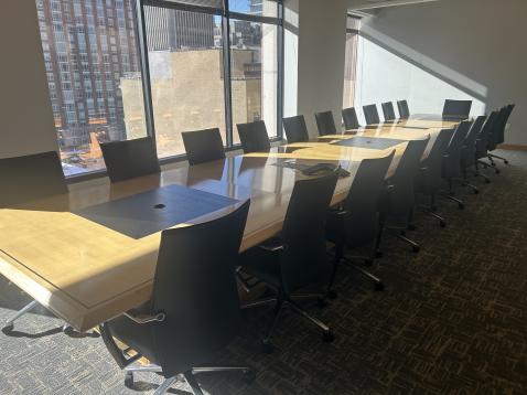 5' x 32.5' x 29.5" Conference Room 12-D (12-103) table