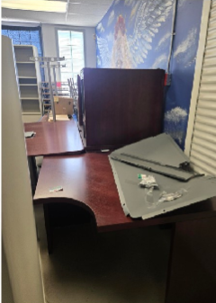 Cherry Corner Desk
