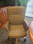 Conference room chair with casters