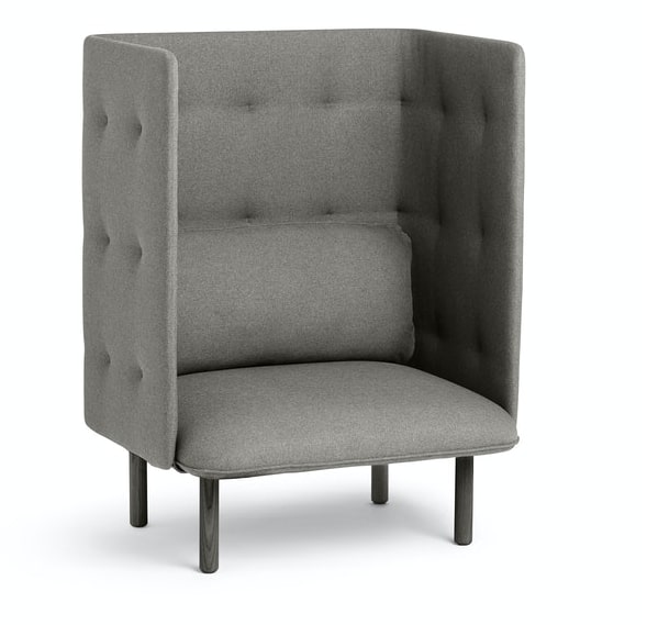 Privacy Lounge Chair - Grey