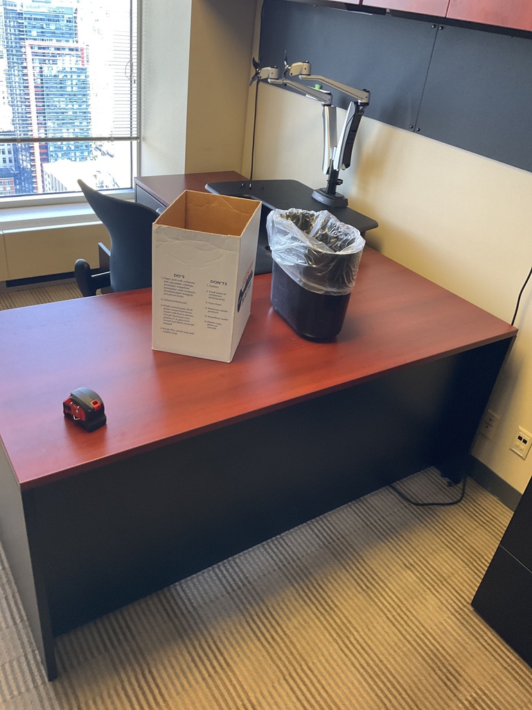 78x66x30 L SHAPED DESK