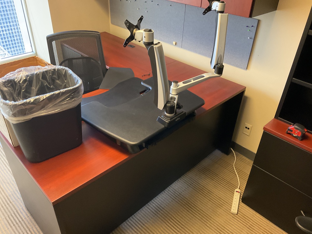 78x66x30 L SHAPED DESK
