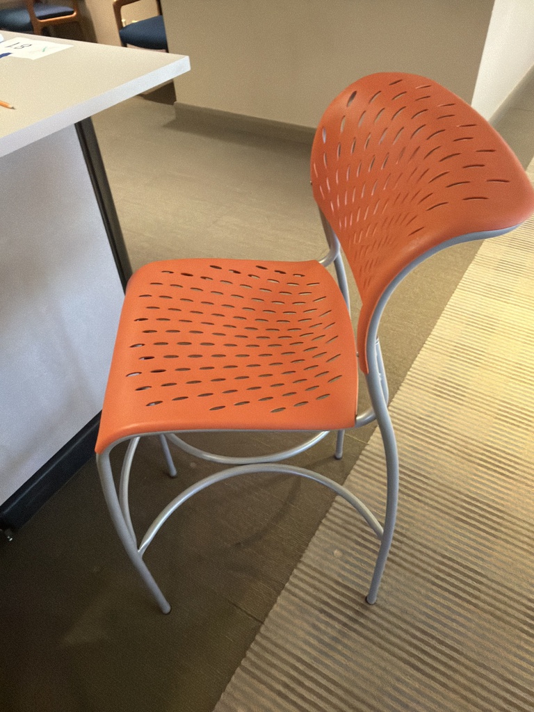ORANGE STOOL CHAIRS***
