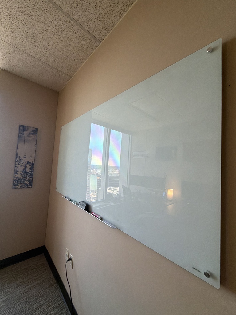 72x36 GLASS WHITEBOARD