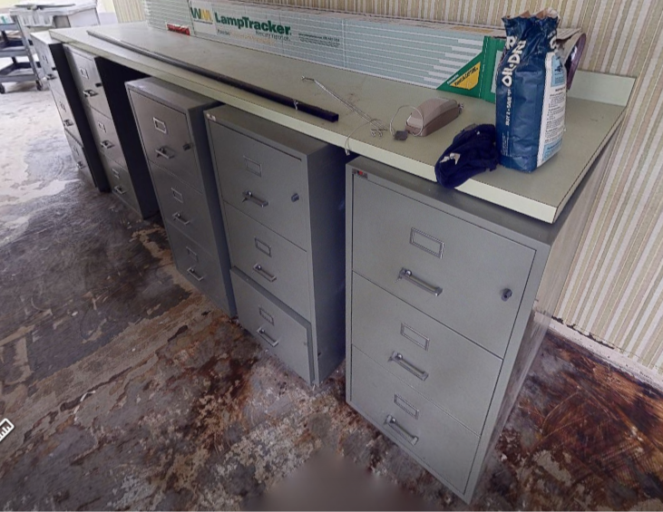 3D vertical filing cabinet