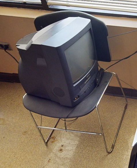 Plastic cafe chair