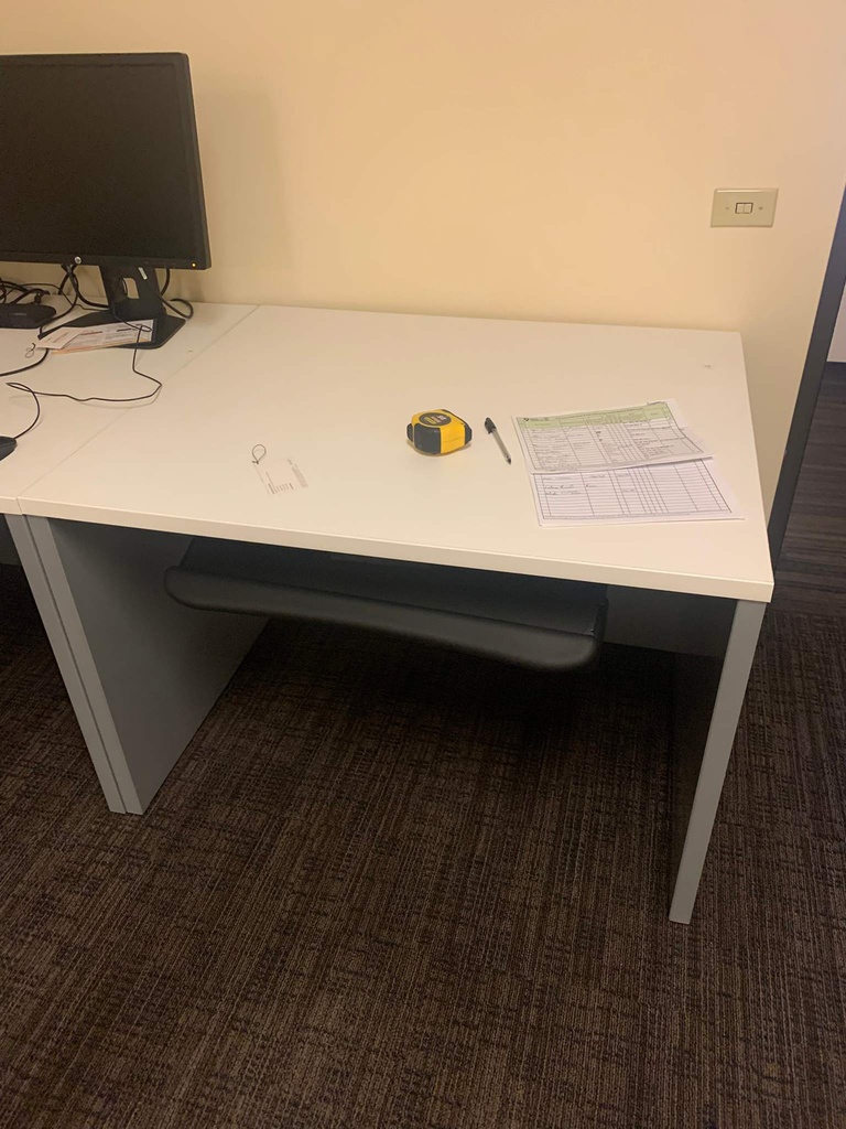 Call center desk / table white