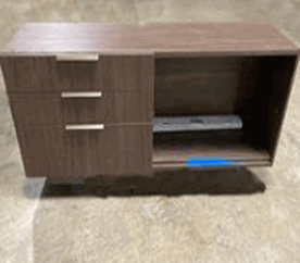 Credenza Mock Up, 72Wx19Dx28H