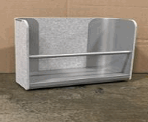 TN Desk Side Storage, Mobile, 24Wx10Dx18H (Day 3)