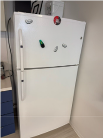 WHITE FRIDGE