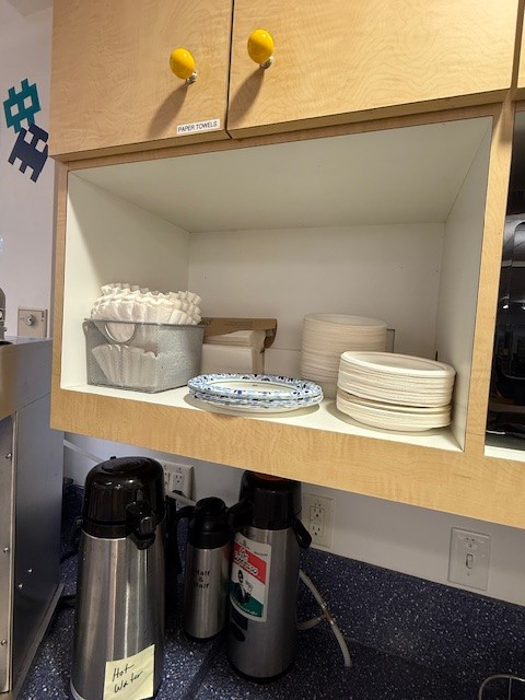 Plates/Bowls/Cups in Cupboards