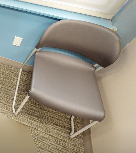 Grey cafe chair