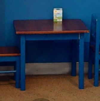 Square end table