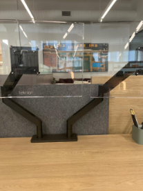 Dual monitor arm
