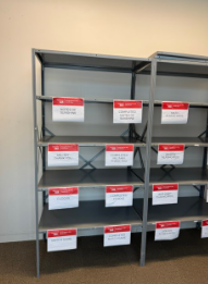 METAL SHELVES