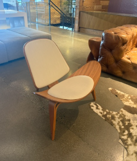 Beige/Wood Side Chairs