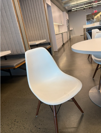 White Bucket Chair