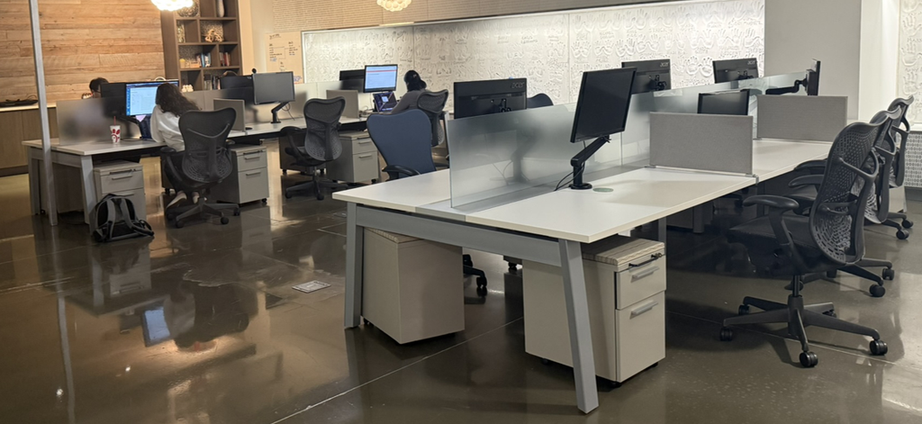 Benching Station Pod of 6 (3 per side)