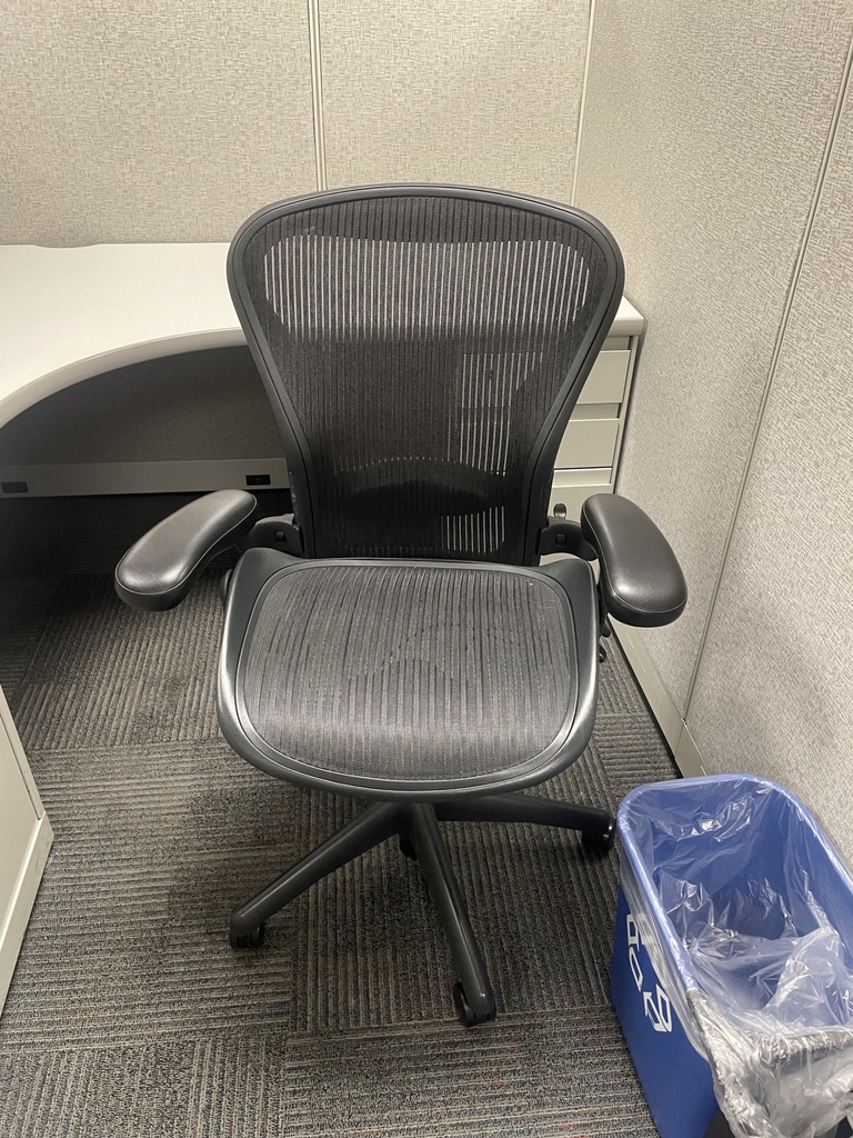 Black mesh seat/Black mesh back task chair