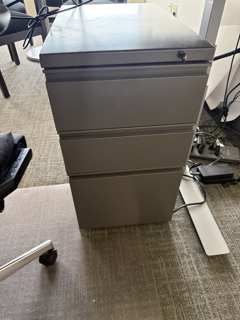 23 1/4  x 14 1/2  x 27 1/2 GREY PED
