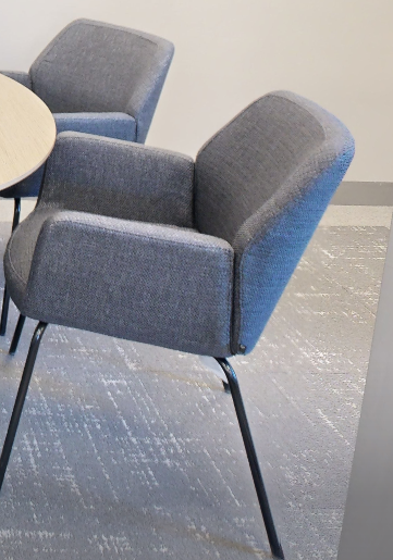 Grey guest chair