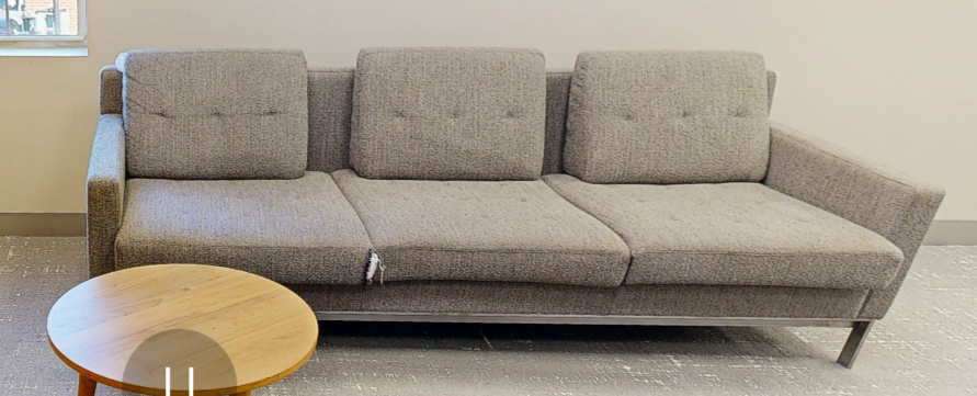 3-seat Grey couch