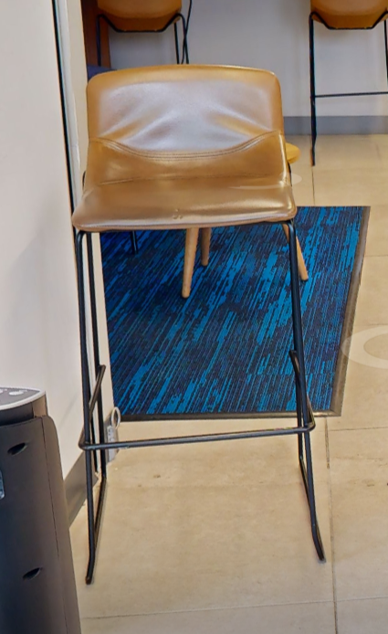Gold barstool