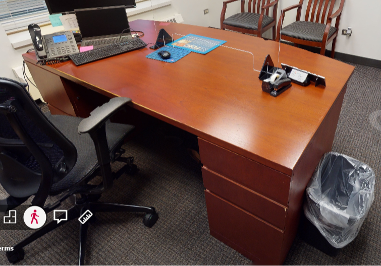 Classic desk, wood