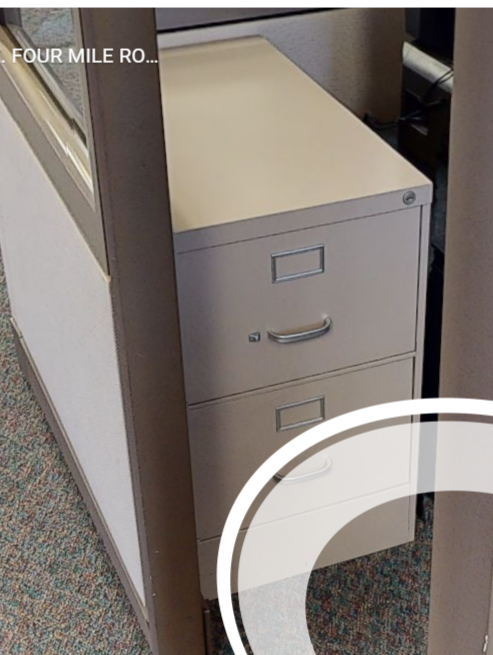2D vertical file cabinet
