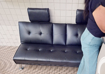 Black couch
