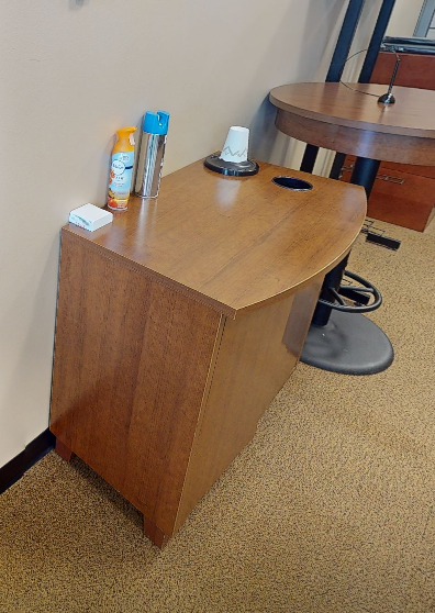 2-door coffee cabinet