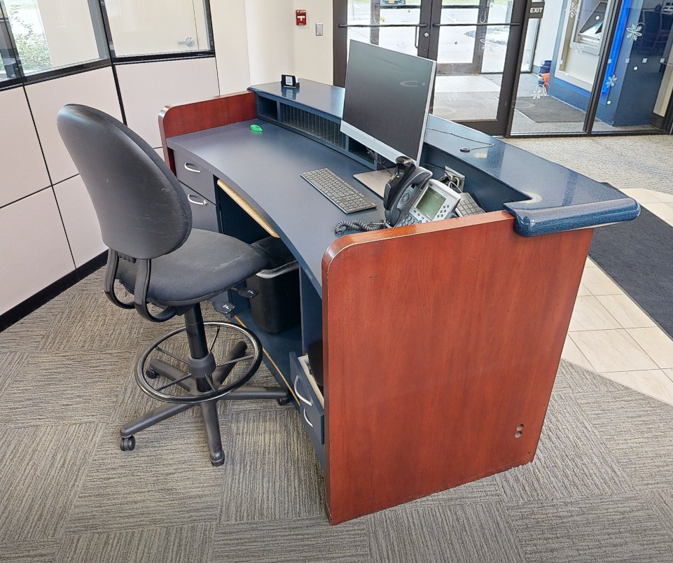 Reception desk