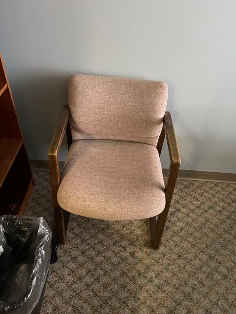 Brown Task Chair - with Arms