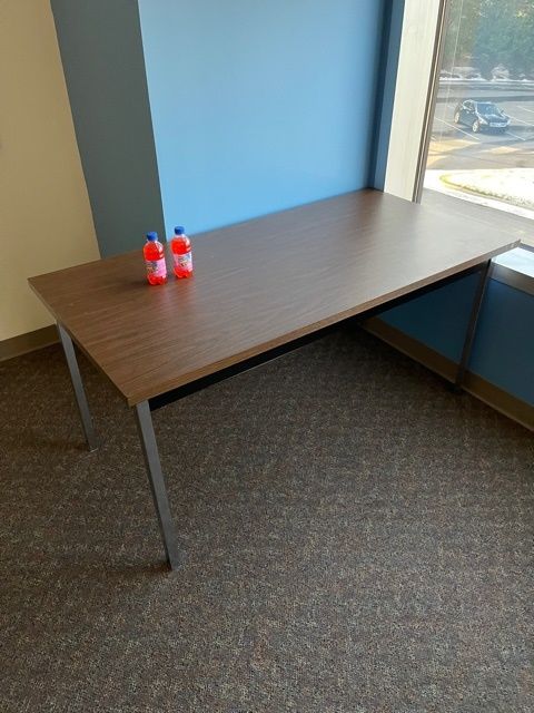 Side Table - 4 Sided With Metal Legs