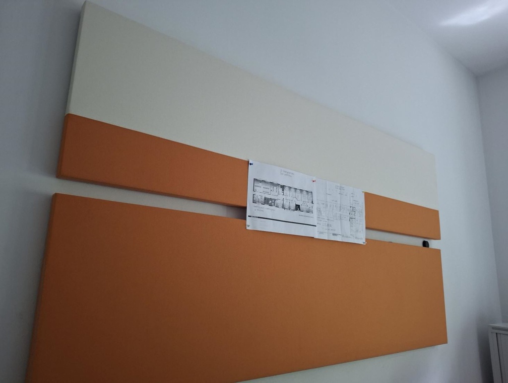 Wall Panel - Orange &amp; White Combo (long)