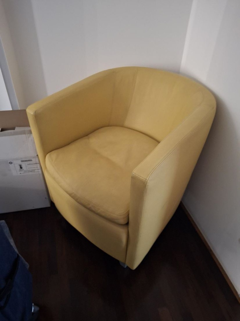 Armchair - yellow