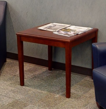 Square side table