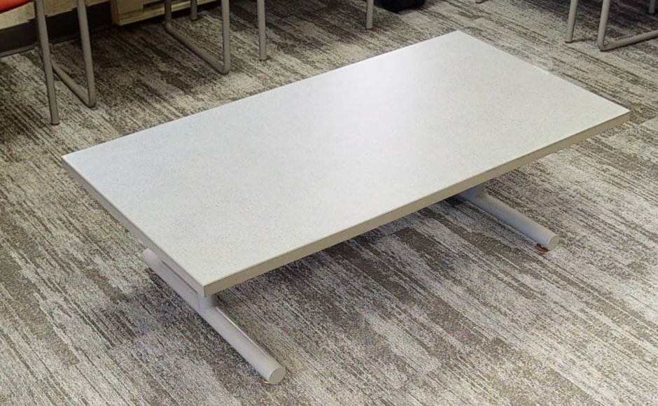 Rectangle metal coffee table