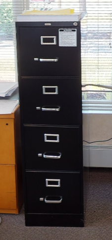 4D vertical file cabinet
